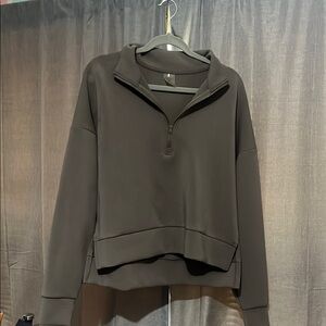 Women's Brown Long Sleeve Top